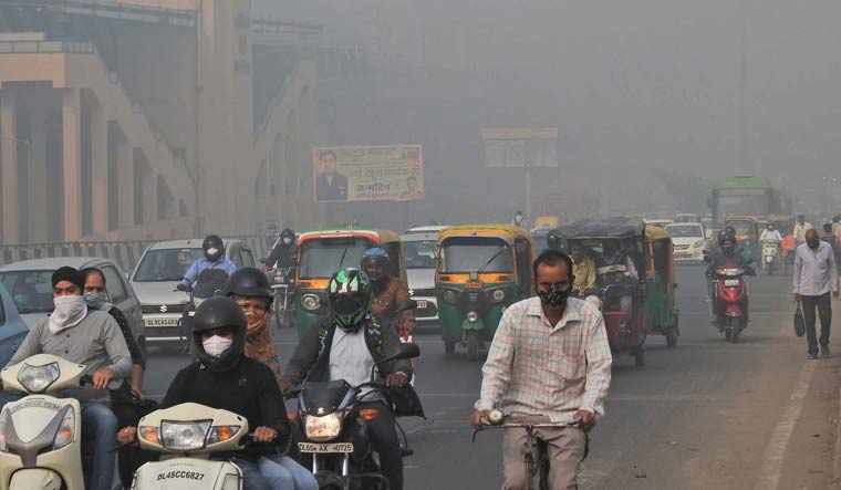 While the pollution load dipped on Wednesday, the forecast is that it will slip into severe category again from November 13 | Sanjay Ahlawat