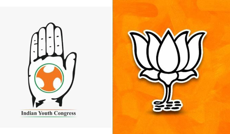 youth-congress-bjp-logos