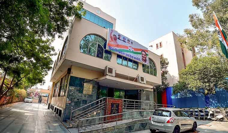 Delhi Pradesh Congress Committee office wears a deserted look on Tuesday | PTI