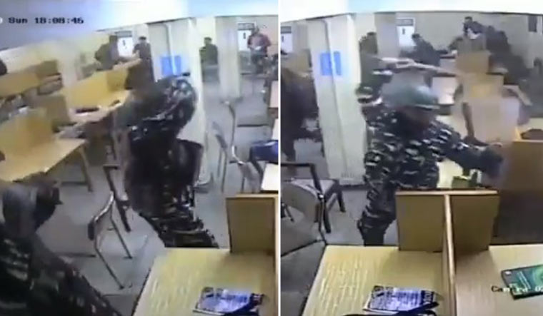 WATCH: Jamia releases video footage of cops attacking students in library