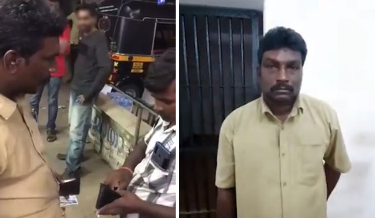 Kerala cops give auto driver who slapped migrant labourer taste of his own medicine