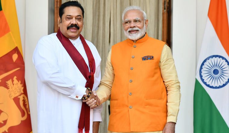 Sri Lanka PM Mahinda Rajapaksa meets Modi, Jaishankar - The Week