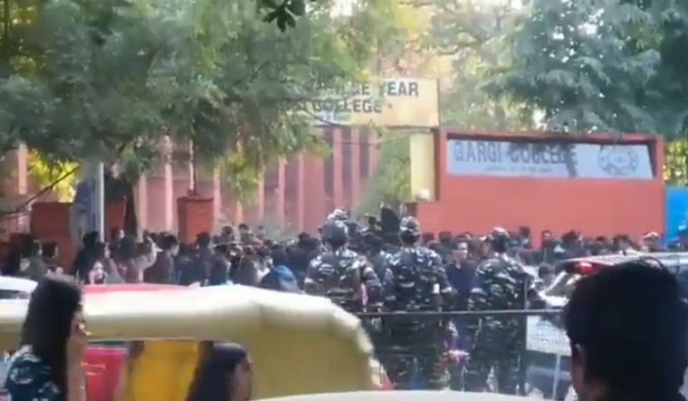 Gargi College students allege men barged inside campus, groped girls during fest