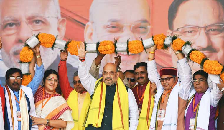 Amit Shah in West Bengal with new slogan, strategies for 2021 polls