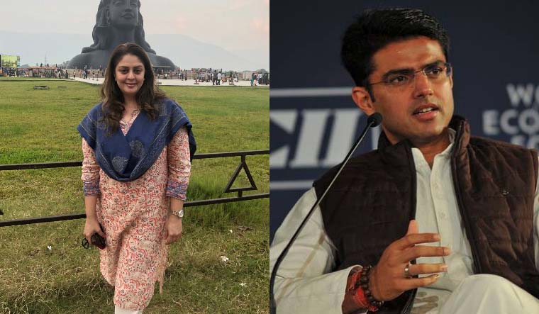 nagma sachin pilot