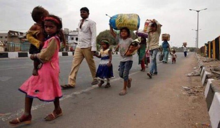 labourers going home rahul