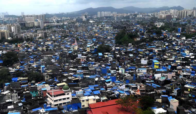 An aerial view of Dharavi, India's largest slum, in Mumbai | Salil Bera