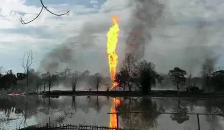 Oil well at Tinsukia district in Assam | ANI