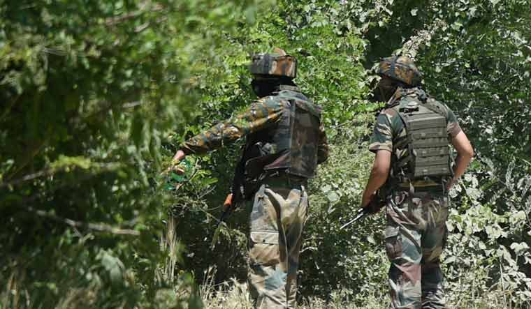 [File] Security forces had launched a cordon and search operation early Monday in Srigufwara area of Anantnag district | PTI