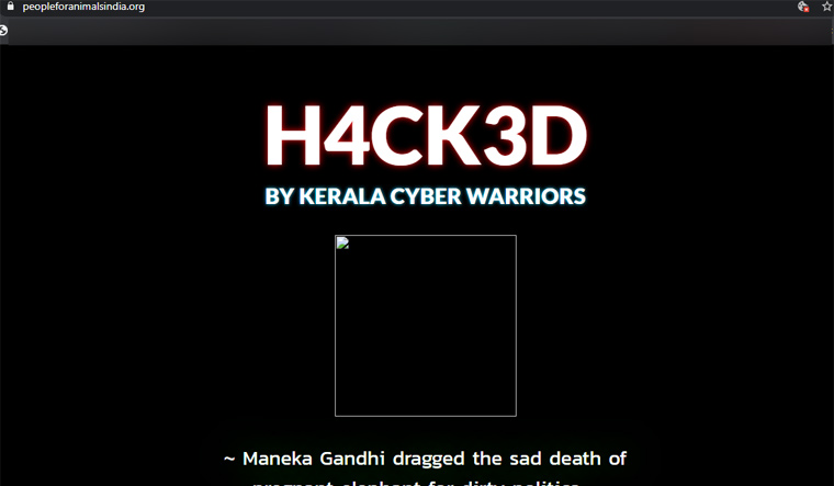 maneka hacked