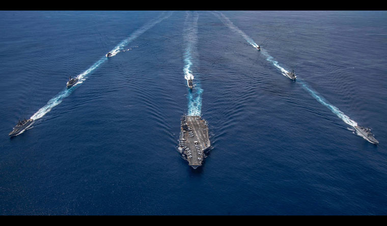 USS-Nimitz-Indian-Navy-PASSEX-Indian-Ocean-Twitter