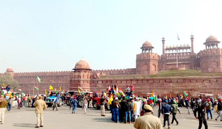 Protesting farmers clashed with police at several places in the national capital and entered the iconic Red Fort and ITO in the heart of the city on Tuesday