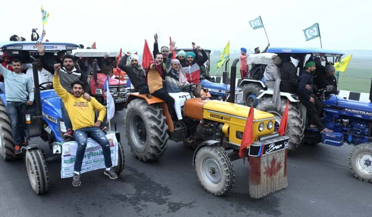 farmers tractor rally aayush
