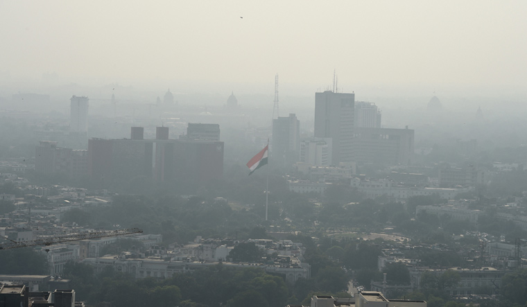 A view of the national capital shrouded in smog | PTI