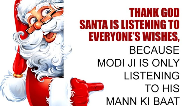 Thank God Santa…': How Congress is using Christmas to troll Modi govt - The  Week