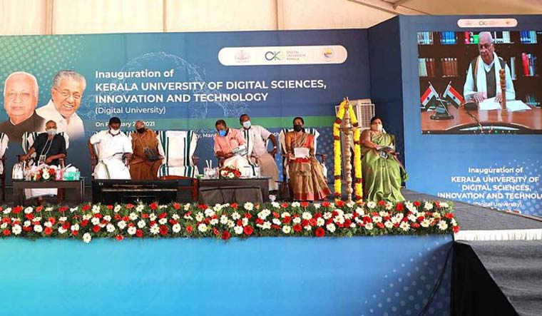 Governor Arif Mohammed Khan inaugurates the Digital University via video conferencing | Manorama