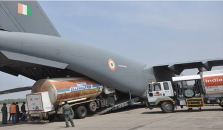 IAF is making all efforts to get oxygen tankers reach plants as fast as possible, says defence ministry | Twitter