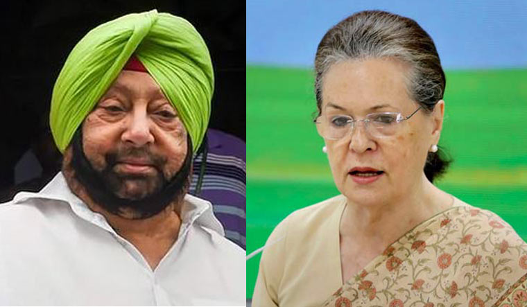 Amarinder Singh and Sonia Gandhi | PTI