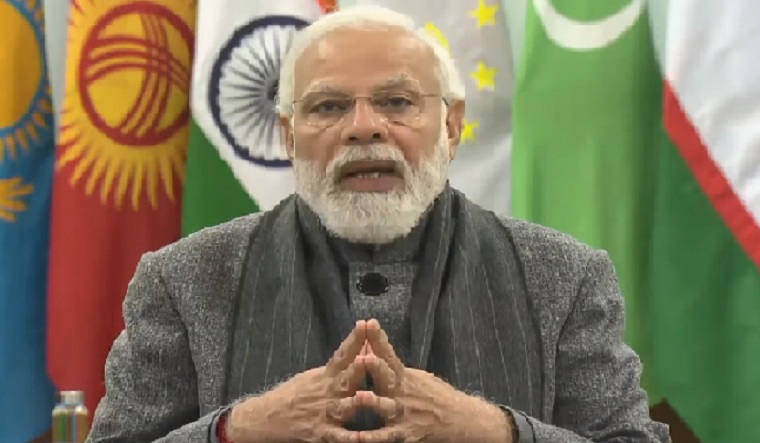 Prime Minister Narendra Modi addresses the first India-Central Asia Summit | Video grab