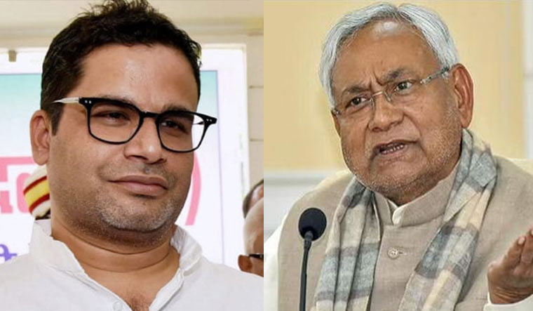 Prashant Kishor and Nitish Kumar | PTI