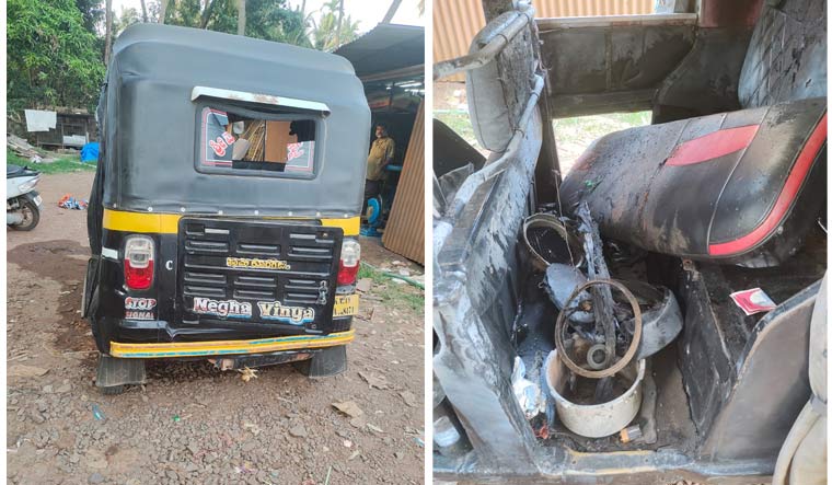 A pressure cooker IED went off in an autorickshaw in Mangaluru