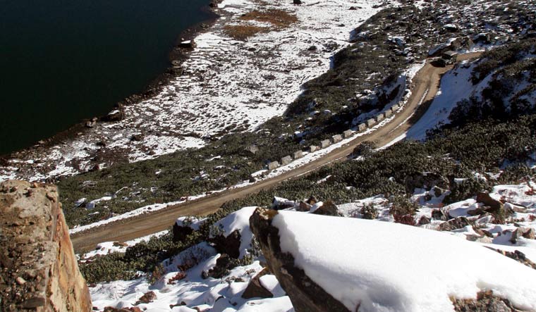 A view of the road on the way to the Line of Actual Control in Tawang | AP