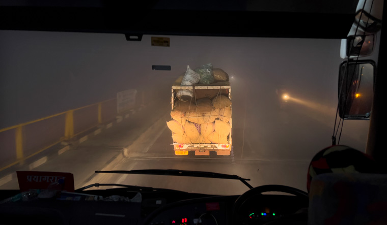 Delhi fog