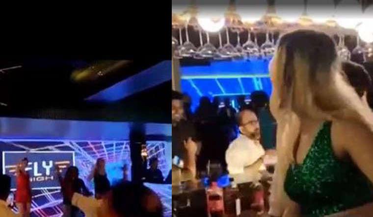 Excise officials conducted an inspection at the bar after visuals of women serving liquor surfaced on social media