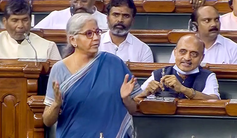 Union Finance Minister Nirmala Sitharaman speaks in the Lok Sabha | Sansad TV