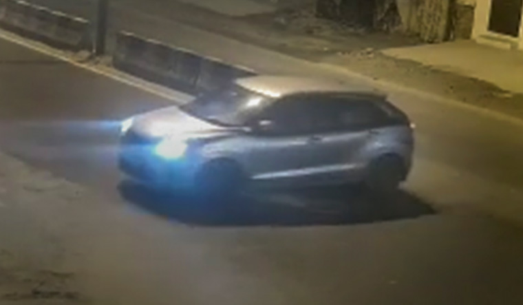 Video grab of a car that reportedly hit a woman and dragged her for a few kilometers, in the Sultanpuri area of Delhi | PTI