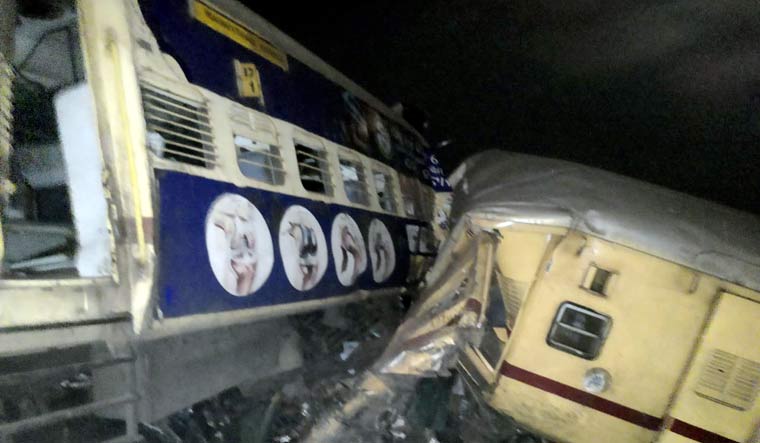 The Visakhapatnam-Rayagada passenger collided with the Visakhapatnam-Palasa special train, resulting in the derailing of three coaches | PTI