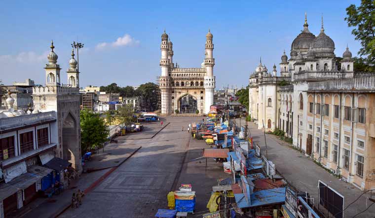 Hyderabad Old City area wears a deserted look during voting for Telangana Assembly elections on Thursday | PTI
