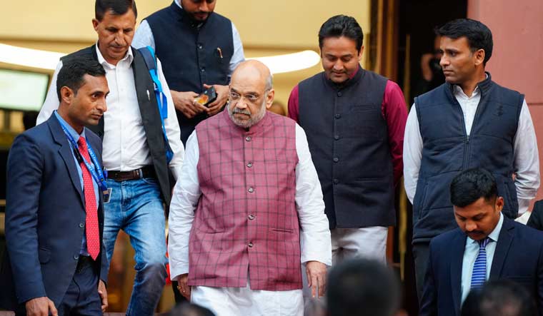 Union Home Minister Amit Shah during the winter session of Parliament | PTI