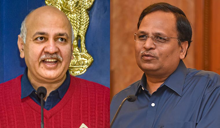 Manish Sisodia and Satyendra Jain 