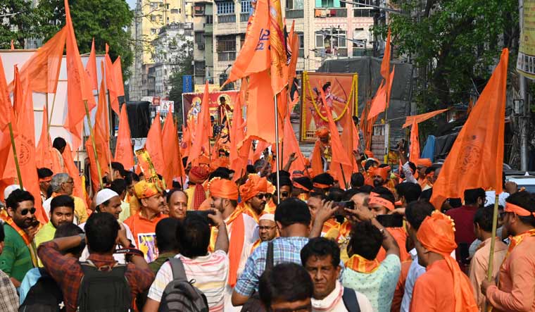 A Ram Navami procession in Kolkata | Salil Bera