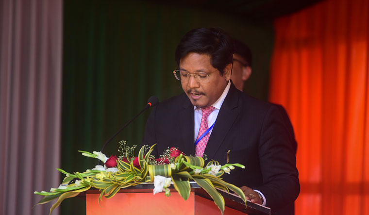 National People's Party (NPP) leader Conrad Sangma takes oath as Meghalaya Chief Minister | PTI