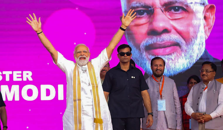 Prime Minister Narendra Modi during Yuvam Conclave in Kochi | PTI