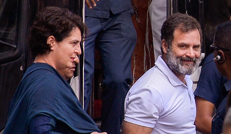 Congress leaders Rahul Gandhi and Priyanka Gandhi Vadra | PTI
