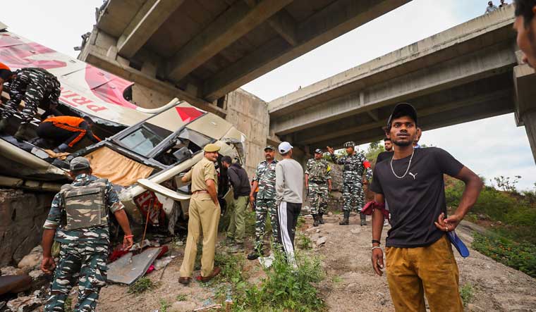 10 dead, several injured as bus carrying pilgrims falls into gorge in Jammu