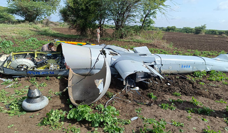 DRDO-drone-crash-pti