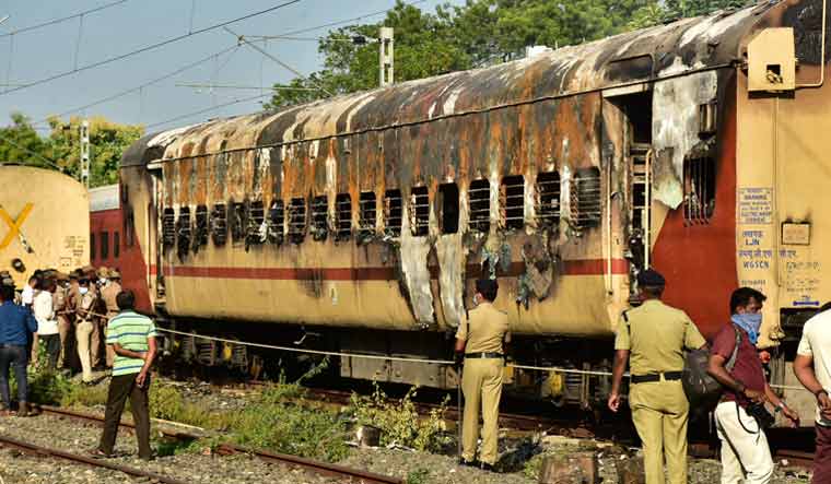 madurai-train-fire-pti