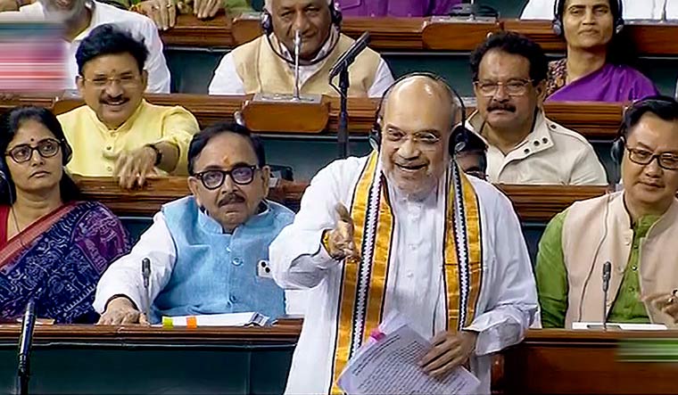 Union Home Minister Amit Shah speaks in the Lok Sabha | PTI