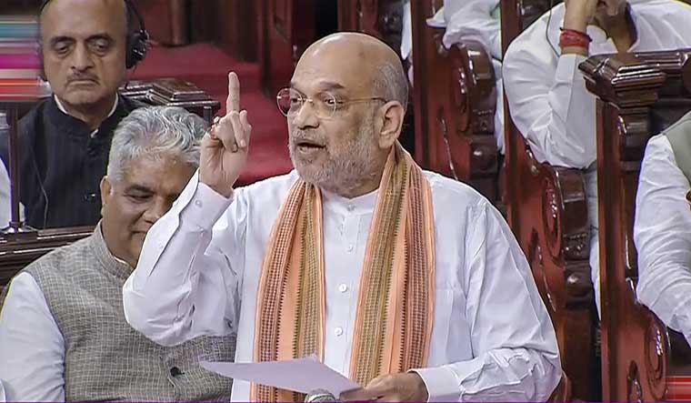 Union Home Minister Amit Shah speaks in the Rajya Sabha | PTI