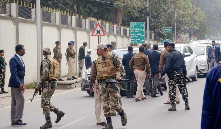 Enforcement Directorate officials arrive at the residence of Jharkhand Chief Minister Hemant Soren | PTI