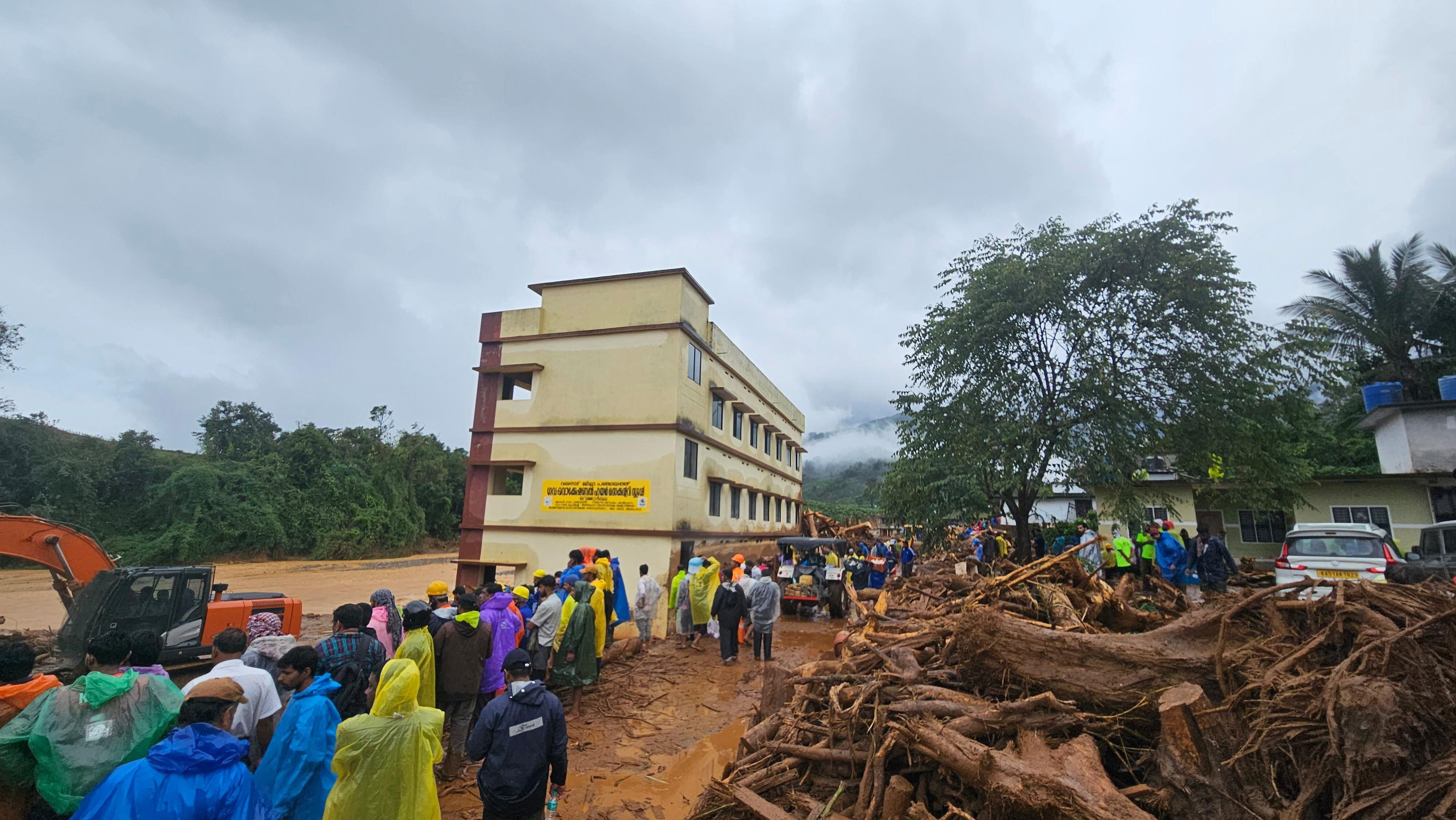 Rescue operation underway following landslides triggered by heavy rain in Wayanad | Nisam Chenoth