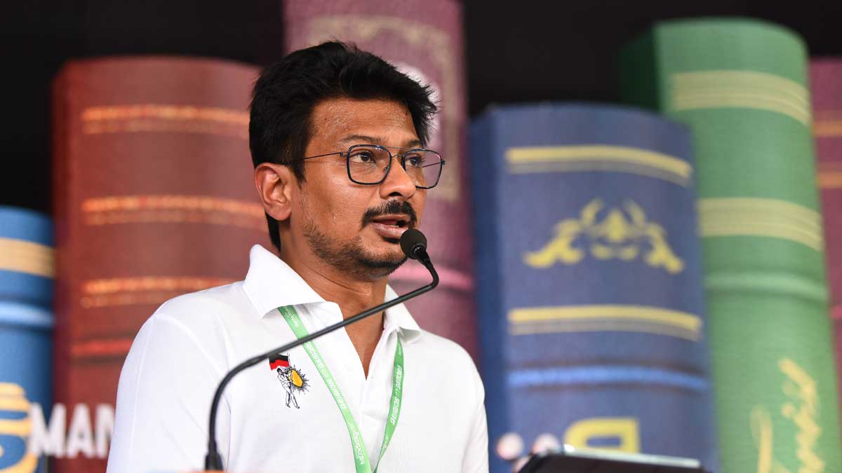 Tamil Nadu Deputy Chief Minister Udhayanidhi Stalin speaks at the festival | Ujwal P.P.