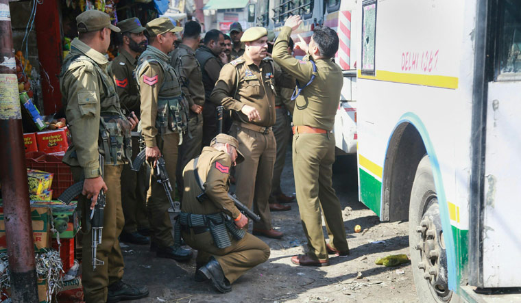 Jammu bus stand explosion PTI