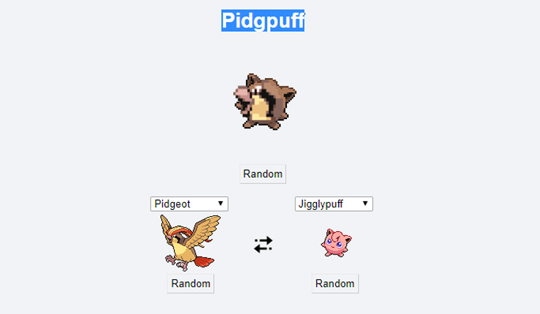 pokemon fusion sprites generator