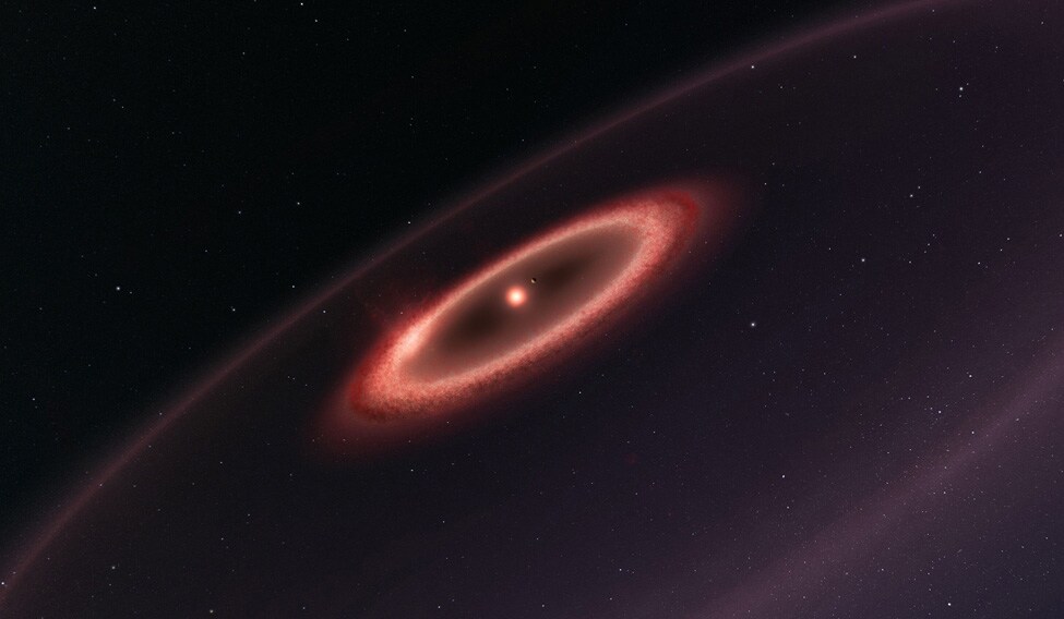 Cold dust detected around earth's nearest star