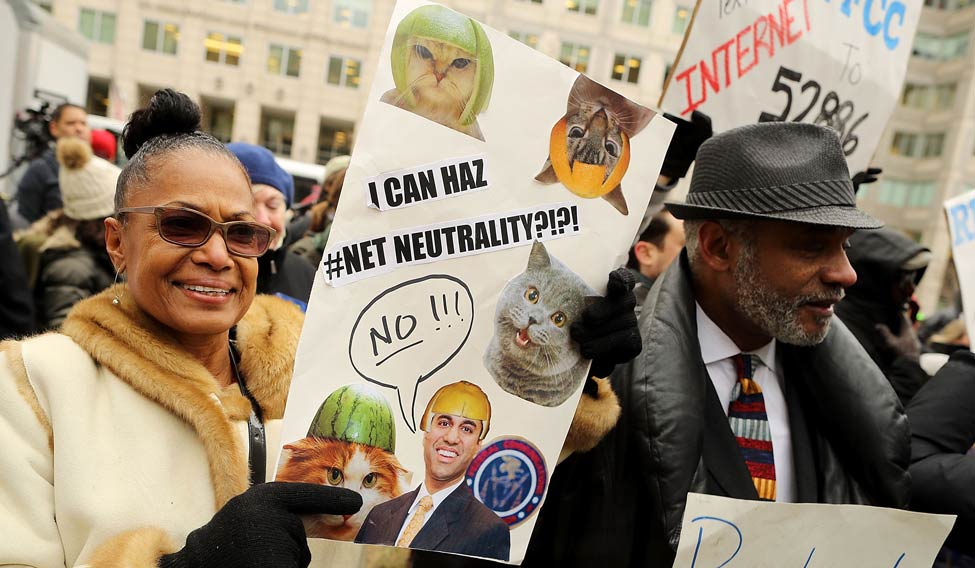 US-PROTESTORS-RALLY-AT-FCC-AGAINST-REPEAL-OF-NET-NEUTRALITY-RULE